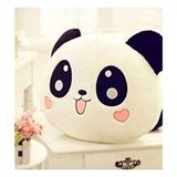 Sozzy Kalpli Panda Yastık Orta Boy - Beyaz - 31 x 27 cm
