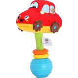Sozzy Toys Araba Temalı El Çıngırağı Eğlenceli Diş Kaşıyıcı Oyuncak Ergonomik Tasarım