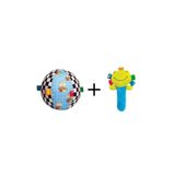 Sozzy Toys Çıngıraklı Sık Sık Kurbağa ve Renkli Topum 15cm