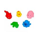 Sozzy Toys Neşeli Banyo Oyuncakları Sevimli Hayvanlar 5'li (Çok Renkli)