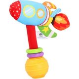 Sozzy Toys Roket El Çıngırağı Yumuşak Polyester Malzeme ile Eğlenceli Bebek Oyuncağı
