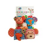 Sozzy Toys szy118 Sevimli Hayvanlar Çıngıraklı Çorap Ve Bileklik Çok Renkli