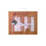 Sozzytoys Bebek Ağız Mendili Pamuklu Yumuşak 8 Adet