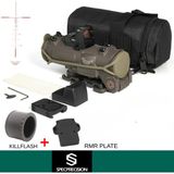 Sp Elcan Specterdr Gen3 (1-4x Milspec) Darkbrown & Rmr Reddot & Extra Kıllflash Combo Set