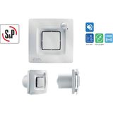 S&P SILENT DUAL 100 Sessiz Banyo Egzoz Fanı Hareket ve Nem Sensörlü max 90 m3/h 2200 rpm 8 W 230 VAC 50 Hz