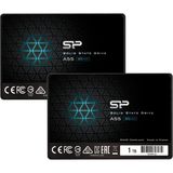 Sp Silicon Power Silicon Power 2'li Paket 1 Tb SSD 3D Nand A55 Slc Önbellek Performansını Artırın Sata Iıı 2,5" 7 mm (0,28") Dahili Katı Hal Sürücüsü