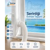 Sp Süpürge Pazarı Unıversal Mobil Klima Pencere Aparatı Kiti
