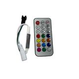 Sp104e Ws2811-ws2812 Volt Argb Pixel Kontrol Devresi 21 Tuşlu Rf Kumandalı Magic Led