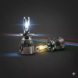 Space 12V Çift Renk Sarı Beyaz 9005 Led Far Ampulü