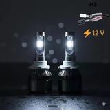 Space 12V H3 Beyaz Led Far Ampulü (4800Lm)