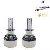 Space 12V H3 Küçük Kasa Beyaz Led Far Ampulü (4800Lm)