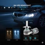 Space 12V H4 Buz Mavisi Led Far Ampulü (3000Lm)