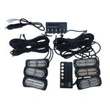 Space 17 Fonksiyonlu Çakar Lamba 12-30V 24 Led 6 Adet Sarı*Sarı Set / Lapa549-1