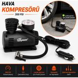 Space 300 PSI 12V Çakmaklık Girişli Araç Hava Kompresörü Lastik Şişirme Pompası / HAKO35