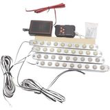 Space 4x9 Ledli Panjur Içi Çakar Lamba Sarı Sarı - Beyaz Beyaz 12V/LAPA182-4