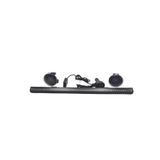 Space Çakar lamba 12-32v esnek model 44cm vantuzlu çakarlı mavi-kırmızı / LAPA544