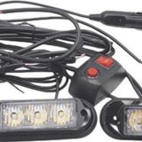 Space Çakar Lamba 3x2 LED 12W 12-24V Amber-Amber / LAPA197