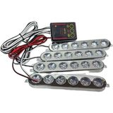 Space Çakar Lamba 6x4 LED Sarı Beyaz 12-24V / LAPA536-1 - -