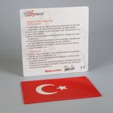 Space Kaydırmaz Ped Türk Bayrağı / SYPD47