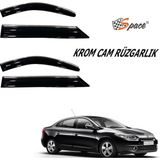 Space Krom Cam Rüzgarlığı 1.2mm Renault Fluence 2010 4'lü / CARU450