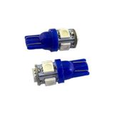 Space LED Ampul Dipsiz T10-5SMD Mavi 2'li Set 24V / LAAM638-1 - Beyaz