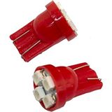 Space LED Ampul T10 2x4 Smd Kırmızı 2'li Set 12V / LAAM117-3 - Beyaz