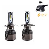 Space Led Far Ampulü Çift Renk Mavi/Beyaz H4-36W-4800Lm-12V / Laam492