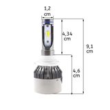 Space Led Far Ampulü Çift Renk Sarı/Beyaz H8-36W-4800LM-12V / LAAM495-1