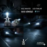 Space Led Far Ampulü H11 - Buz Mavisi (3500Lm)