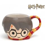 Space License Harry Potter Head 3D Figürlü Kupa 500 Ml. - Kahverengi