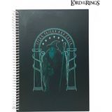 Space License Lord Of The Rings Gandalf Spiralli Sert Kapak Kareli Defter 96 Yaprak