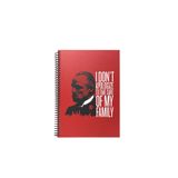 Space License The Godfather My Family Spiralli Sert Kapak Kareli Defter - 24x17cm - 96 Yaprak