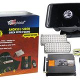 Space Mikrofonlu Led İkazlı Uzaktan Kumandalı (13 Sesli) Siren/sssr41