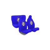 Space Mirsepet Mazda Mazda3 İle Uyumlu Oto Koltuk Kılıfı Mavi Penye Kahve Tasarım Logo Dtf Baskı