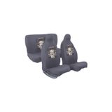 Space Mirsepet Proton Coupe İle Uyumlu Oto Koltuk Kılıfı Gri Penye Kahve Tasarım Logo Dtf Baskı
