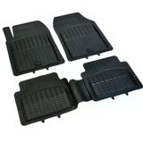 Space Pufi Kauçuk Paspas Universal Racing Havuzlu Siyah / Tepay510-S