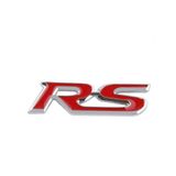 Space Rs Bagaj Logosu Paslanmaz Krom Kaplama Metal Arma
