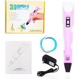 Space Shop 3 Boyutlu Yazıcı 3D Pen Baskı Kalemi - Full Set - Pembe