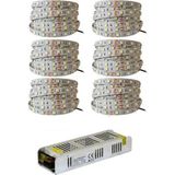 Space Shop Güven Light 30 Metre 3 Çipli Yeni Nesil Şerit LED Günışığı + 33 Amper LED Trafosu - Beyaz - 1 - 10 W