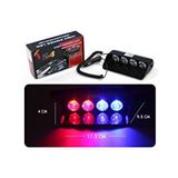 Space Space Flaş Led Çakar 8W Kırmızı-Mavi 8 Fonksiyonlu / Lapa173
