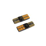 Space T10 Led Ampul 24 SMD Canbus'lı Turuncu 2'li Set 12V / LAAM627-3