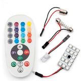 Space Tavan Lambası 18 Smd Rgb LED 16 Renk Animasyon 12V/LATV104 - Beyaz