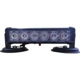 Space Tepe Çakar Lamba Mıknatıslı Vantuzlu 21 Fonksiyonlu 15,5cm 6 Ledli Kırmızı-mavi Usb-fiş Şarjlı-kuma