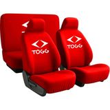 Space Togg T10X ile Uyumlu Oto Koltuk Kilifi ile Aracinizi Yenileyin Konforu ve Kaliteyi Bir Arada Yasayin - Kırmızı