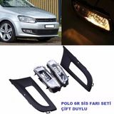 Space Vw Polo 6r Sis Lambası Farı Çerçeveli Çif Duylu Takım 2009 / 2014