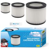 SpaceTent 3 PAKET 90398 Mağaza Vac Filtreleri TİP AA Kartuş Filtreler, PART # 9039800 9039833, Çoğu 4 Galon ve Daha Az Islak Kuru Vakumlara Uygun