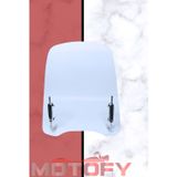 Spacy Alpha Ybr 125 Cbf 150 Fizy Scooter Universal Motosiklet Ön Siper Camı Uzun Model 48,5 X 52 Cm