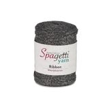 Spagettiyarn Füme Simli Ribbon Ip (gümüş Sim)