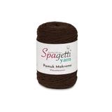 Spagettiyarn Kahverengi Pamuk Makrome İp