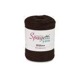 Spagettiyarn Kahverengi Ribbon İp